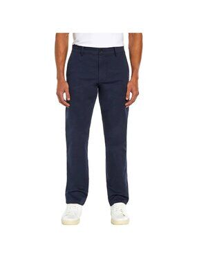 Banana Republic Men's 38X32 Chino Pants Blue Cotton Stretch Relaxed Fit d1832